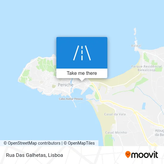 Rua Das Galhetas map