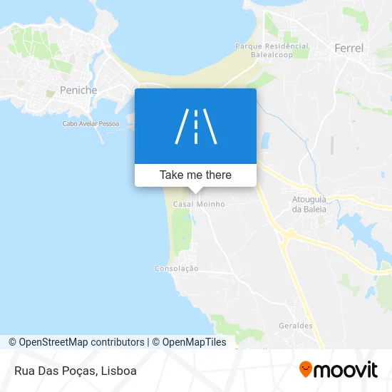 Rua Das Poças map