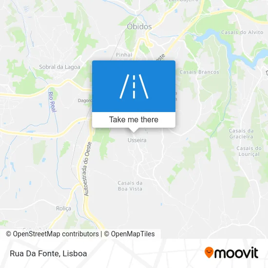 Rua Da Fonte map