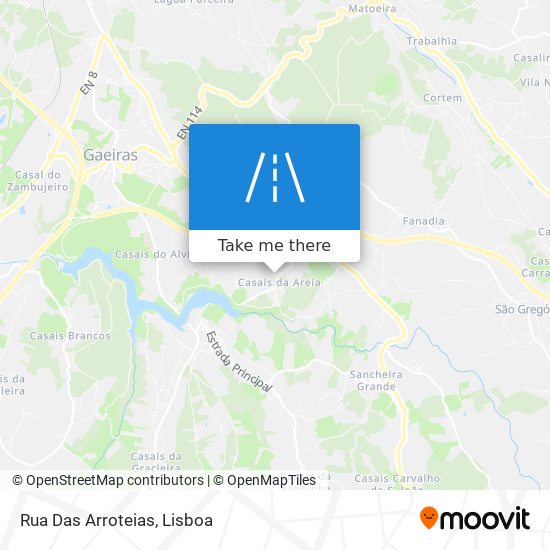 Rua Das Arroteias mapa