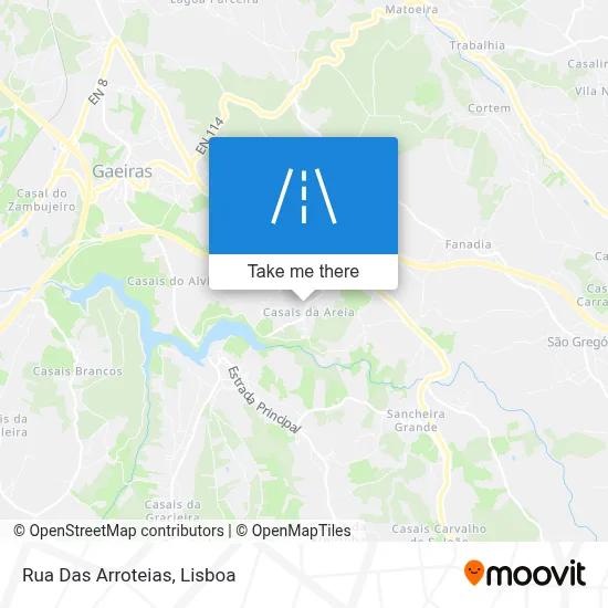 Rua Das Arroteias map