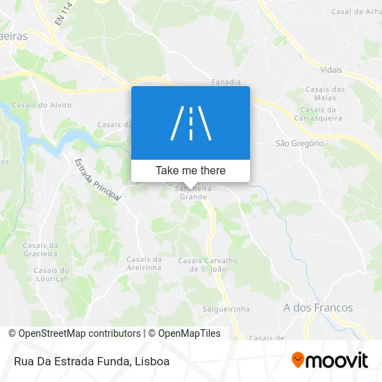 Rua Da Estrada Funda map