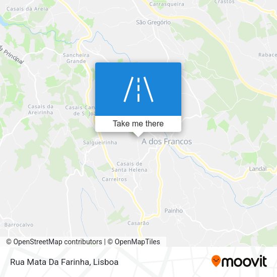 Rua Mata Da Farinha mapa