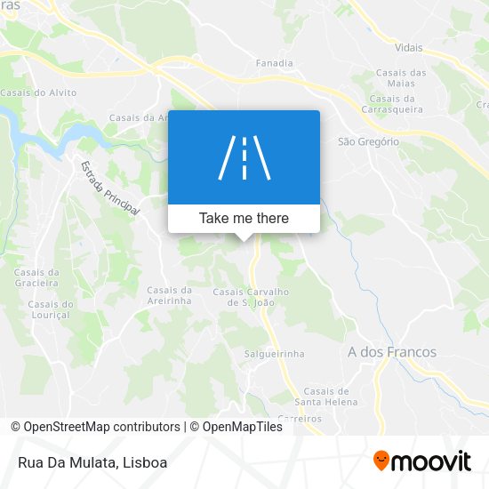 Rua Da Mulata mapa