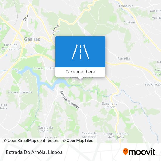 Estrada Do Arnóia map