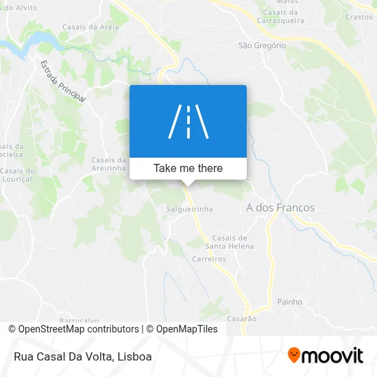 Rua Casal Da Volta map