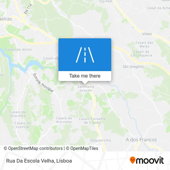 Rua Da Escola Velha map