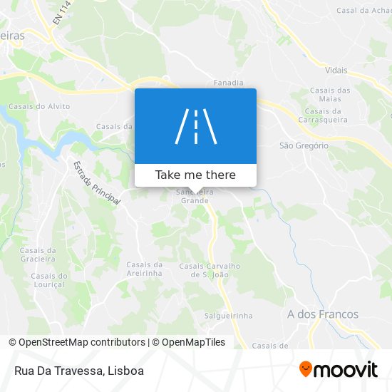 Rua Da Travessa map