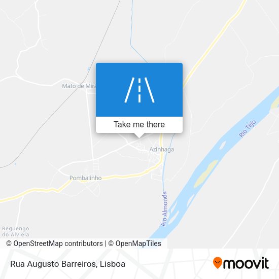 Rua Augusto Barreiros mapa