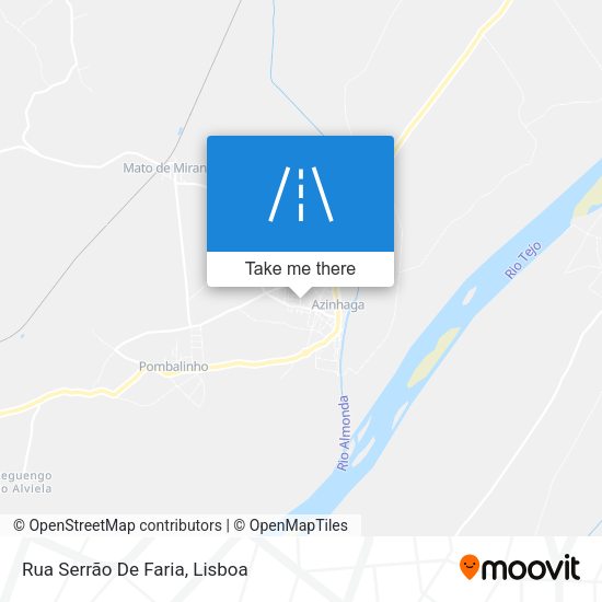 Rua Serrão De Faria mapa