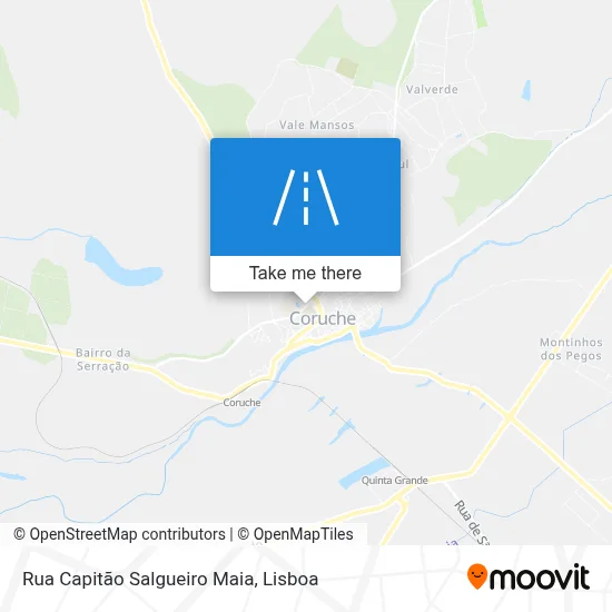 Rua Capitão Salgueiro Maia map