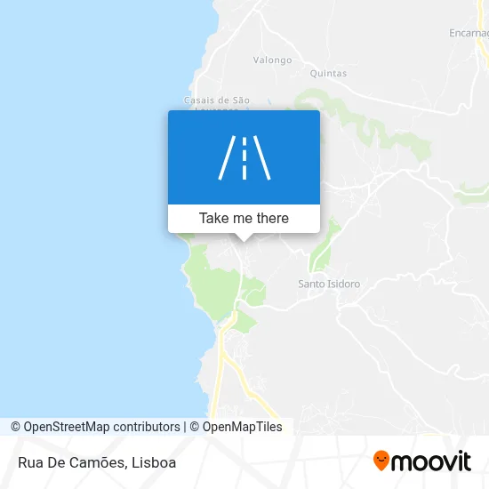 Rua De Camões map