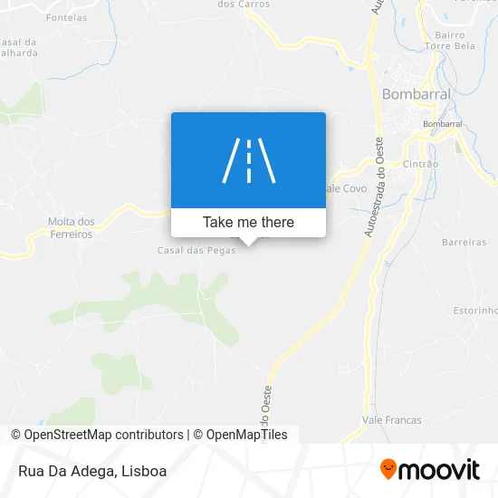Rua Da Adega map