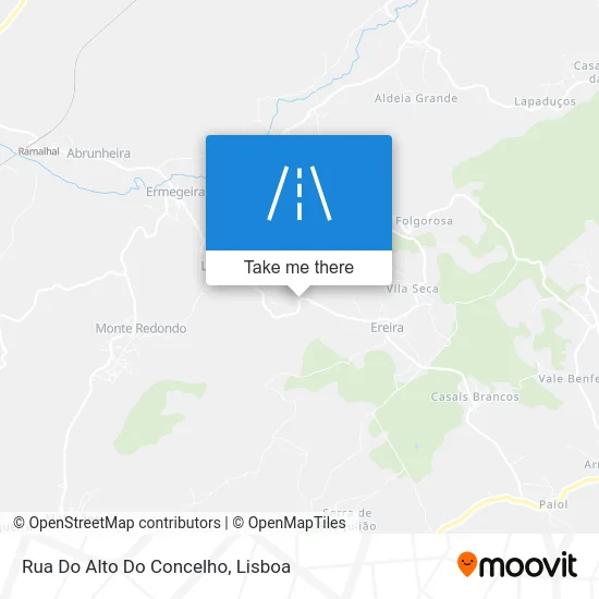 Rua Do Alto Do Concelho map