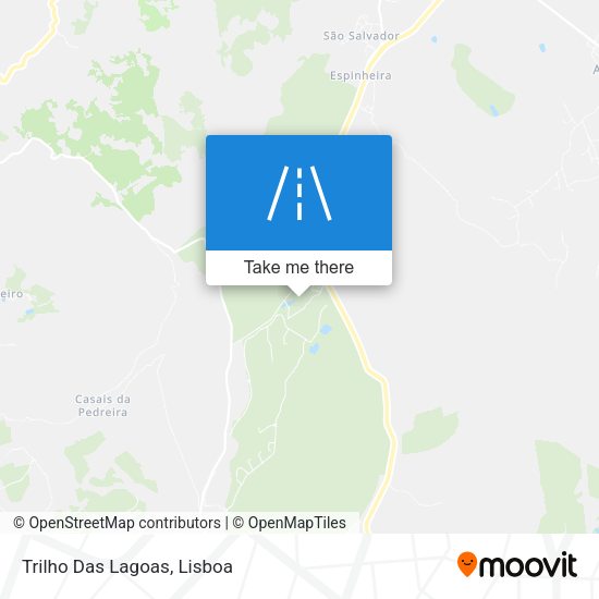 Trilho Das Lagoas mapa