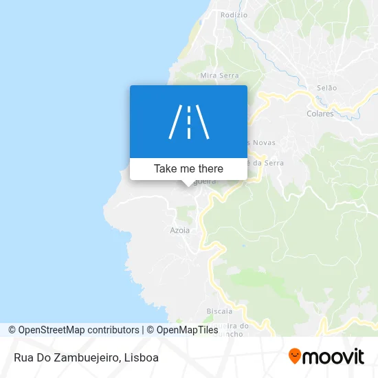 Rua Do Zambuejeiro map