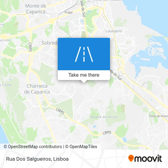 Rua Dos Salgueiros map
