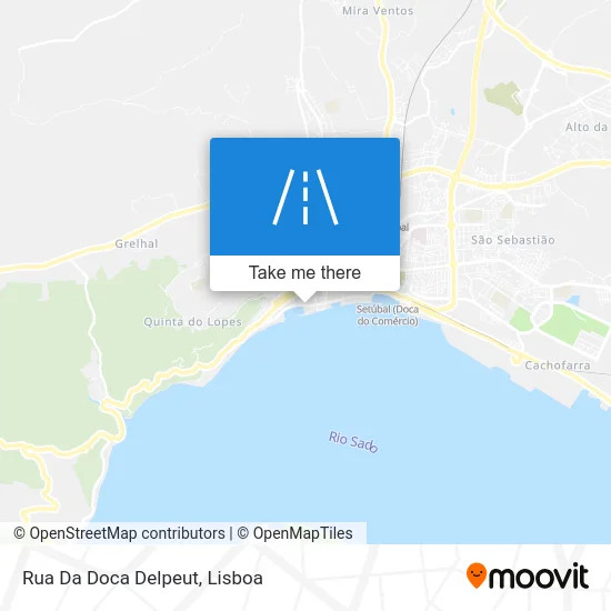 Rua Da Doca Delpeut map
