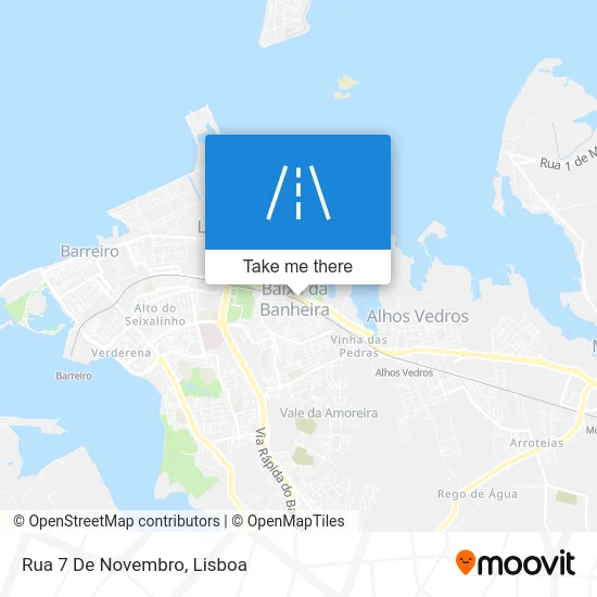 Rua 7 De Novembro map