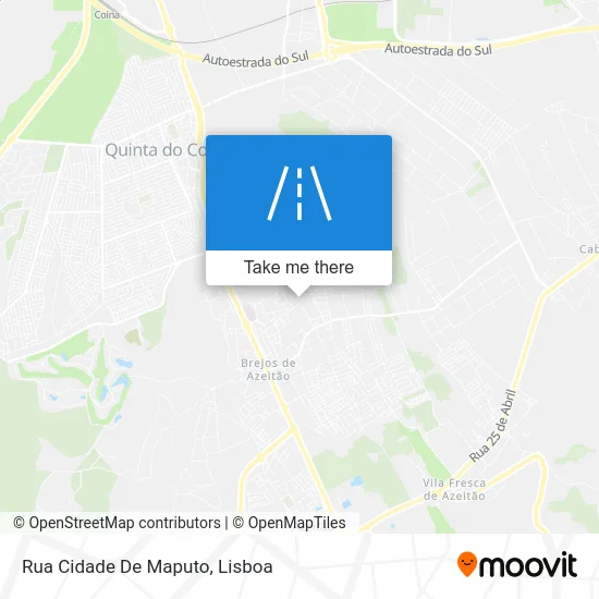 Rua Cidade De Maputo map