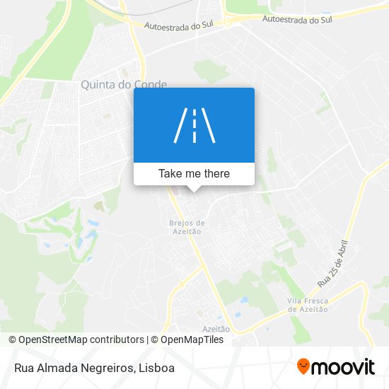 Rua Almada Negreiros map