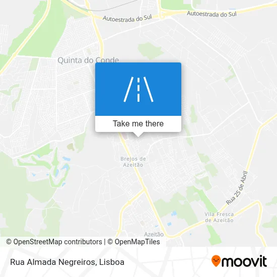 Rua Almada Negreiros map