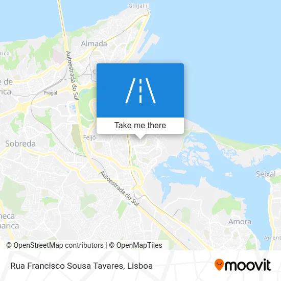 Rua Francisco Sousa Tavares map