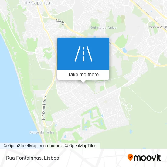 Rua Fontainhas map