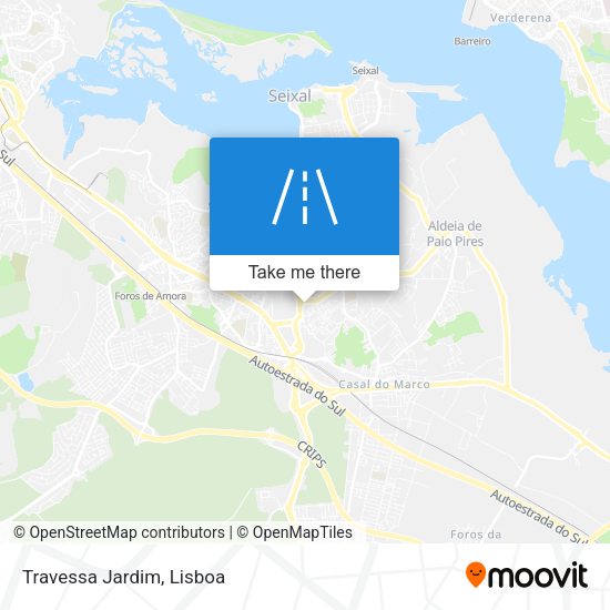 Travessa Jardim mapa