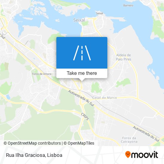 Rua Ilha Graciosa mapa