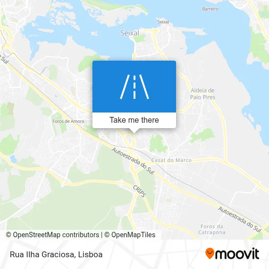 Rua Ilha Graciosa map