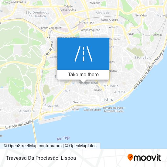 Travessa Da Procissão mapa