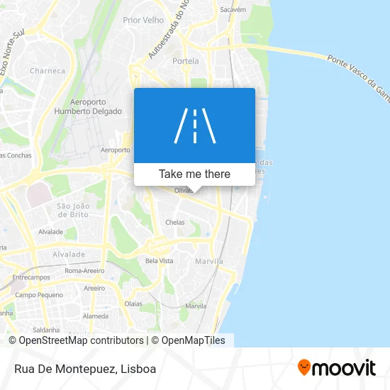 Rua De Montepuez map