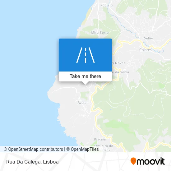 Rua Da Galega map