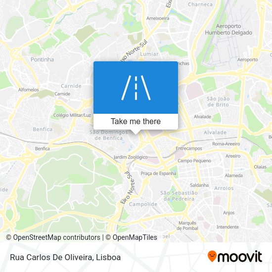 Rua Carlos De Oliveira map
