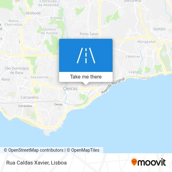 Rua Caldas Xavier map