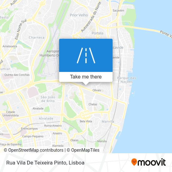 Rua Vila De Teixeira Pinto mapa