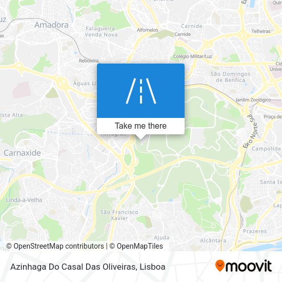 Azinhaga Do Casal Das Oliveiras map
