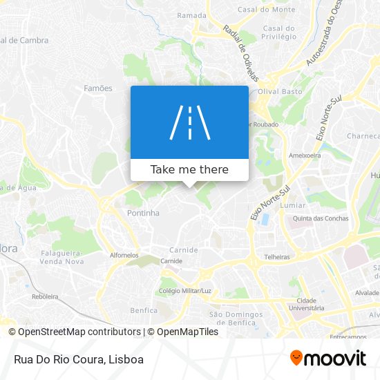 Rua Do Rio Coura map