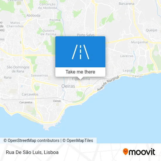 Rua De São Luís map