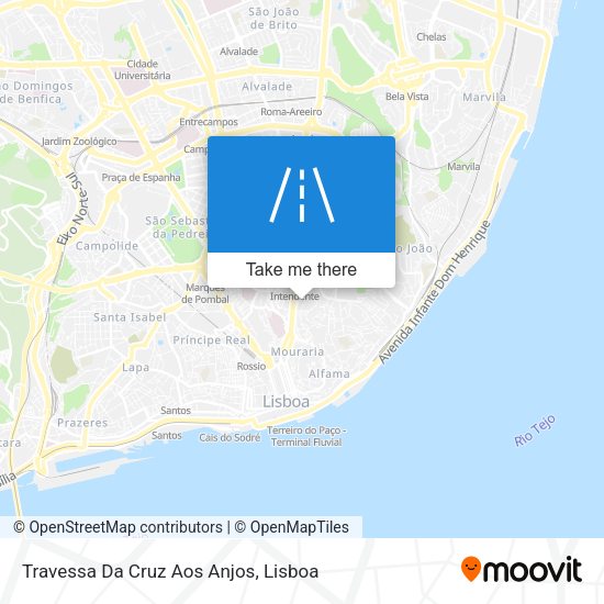 Travessa Da Cruz Aos Anjos map