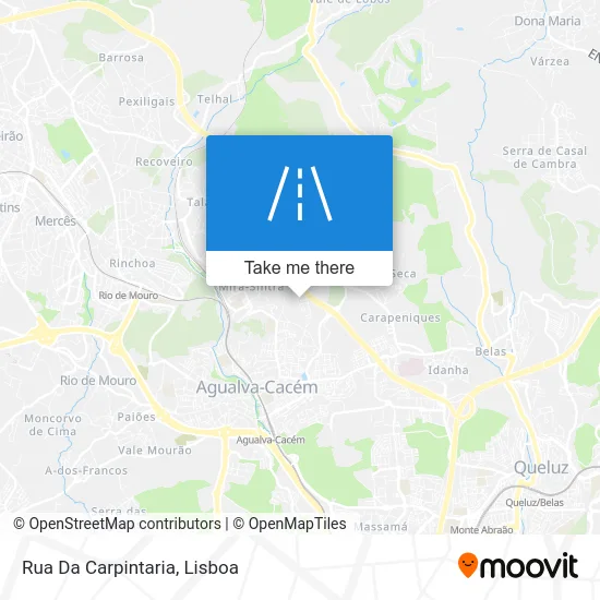 Rua Da Carpintaria map