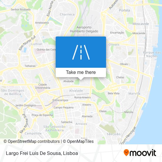 Largo Frei Luís De Sousa map