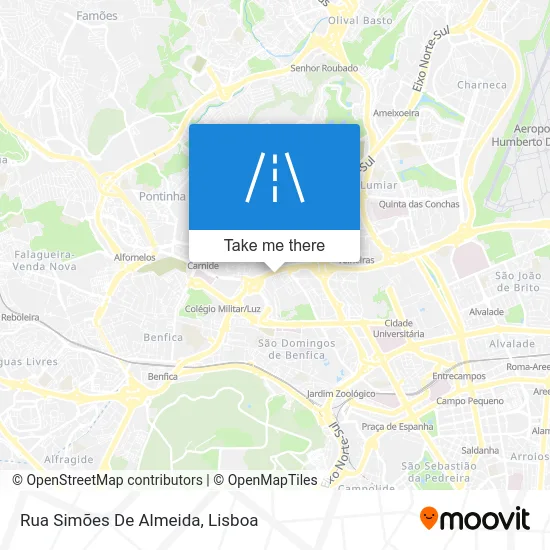 Rua Simões De Almeida map