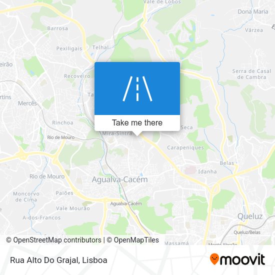 Rua Alto Do Grajal mapa