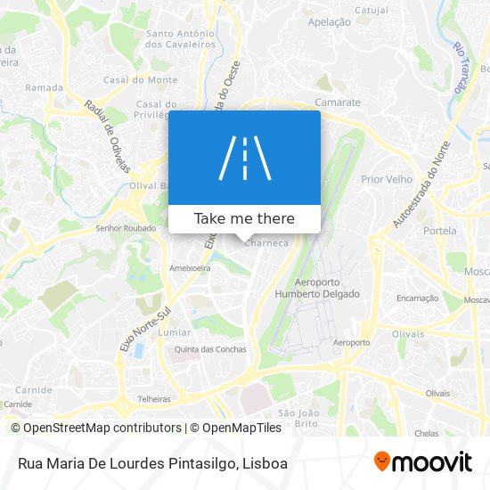 Rua Maria De Lourdes Pintasilgo mapa