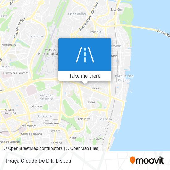 Praça Cidade De Dili map