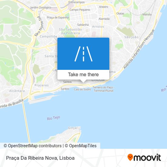 Praça Da Ribeira Nova map