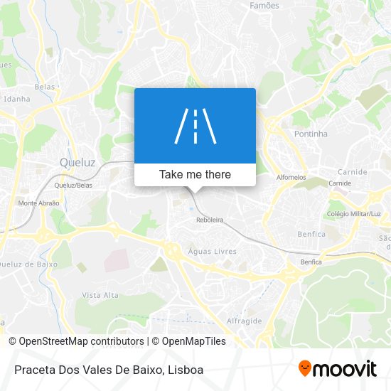 Praceta Dos Vales De Baixo mapa