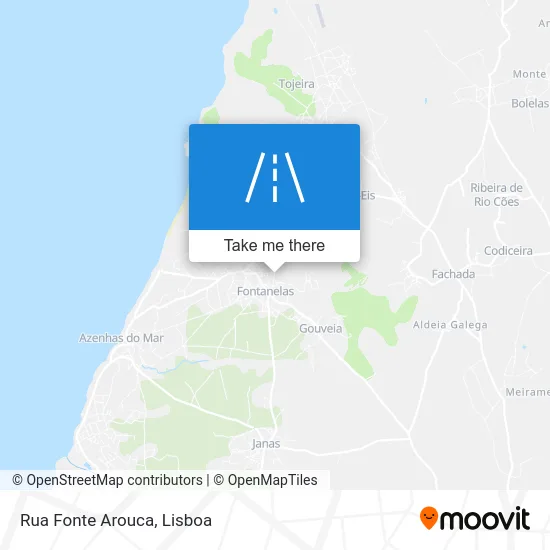 Rua Fonte Arouca map